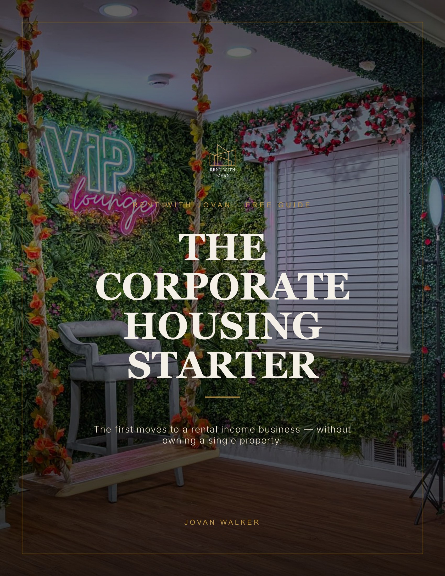 The Corporate Housing Starter — free guide cover
